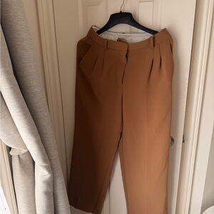 Wilfred Effortless Tan Brown Tailored Waistband Trousers